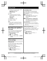 Предварительный просмотр 18 страницы Panasonic KX-TGE662 Operating Instructions Manual