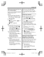 Предварительный просмотр 21 страницы Panasonic KX-TGE662 Operating Instructions Manual