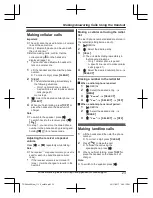 Предварительный просмотр 23 страницы Panasonic KX-TGE662 Operating Instructions Manual