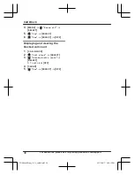 Предварительный просмотр 36 страницы Panasonic KX-TGE662 Operating Instructions Manual