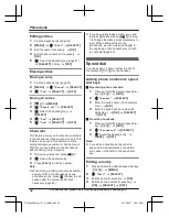 Предварительный просмотр 42 страницы Panasonic KX-TGE662 Operating Instructions Manual