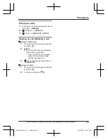 Предварительный просмотр 43 страницы Panasonic KX-TGE662 Operating Instructions Manual