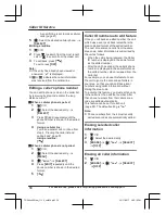 Предварительный просмотр 58 страницы Panasonic KX-TGE662 Operating Instructions Manual