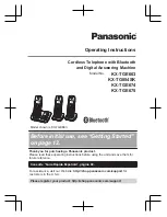 Preview for 1 page of Panasonic KX-TGE663 Operating Instructions Manual