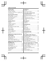 Preview for 2 page of Panasonic KX-TGE663 Operating Instructions Manual