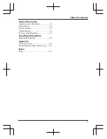 Preview for 3 page of Panasonic KX-TGE663 Operating Instructions Manual