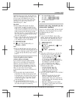 Preview for 21 page of Panasonic KX-TGE663 Operating Instructions Manual