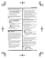 Preview for 55 page of Panasonic KX-TGE663 Operating Instructions Manual