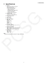 Предварительный просмотр 5 страницы Panasonic KX-TGE674 Service Manual