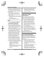 Предварительный просмотр 8 страницы Panasonic KX-TGE820E Operating Instructions Manual