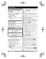 Предварительный просмотр 16 страницы Panasonic KX-TGE820E Operating Instructions Manual