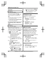 Предварительный просмотр 20 страницы Panasonic KX-TGE820E Operating Instructions Manual