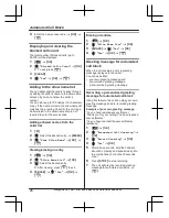 Предварительный просмотр 26 страницы Panasonic KX-TGE820E Operating Instructions Manual