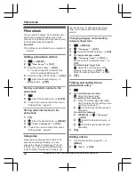 Предварительный просмотр 28 страницы Panasonic KX-TGE820E Operating Instructions Manual