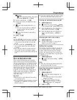 Предварительный просмотр 37 страницы Panasonic KX-TGE820E Operating Instructions Manual