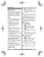 Предварительный просмотр 38 страницы Panasonic KX-TGE820E Operating Instructions Manual