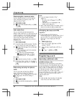 Предварительный просмотр 40 страницы Panasonic KX-TGE820E Operating Instructions Manual