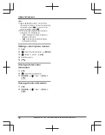 Предварительный просмотр 44 страницы Panasonic KX-TGE820E Operating Instructions Manual