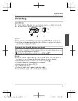 Preview for 11 page of Panasonic KX-TGEA20 Installation Manual