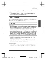 Preview for 13 page of Panasonic KX-TGEA20 Installation Manual