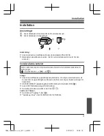 Preview for 35 page of Panasonic KX-TGEA20 Installation Manual