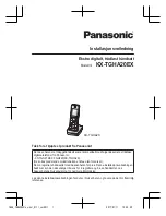 Preview for 41 page of Panasonic KX-TGEA20 Installation Manual