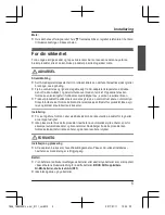 Preview for 45 page of Panasonic KX-TGEA20 Installation Manual