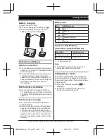 Предварительный просмотр 11 страницы Panasonic KX-TGEA20 Operating Instructions Manual