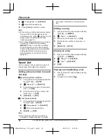 Предварительный просмотр 26 страницы Panasonic KX-TGEA20 Operating Instructions Manual