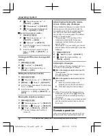 Предварительный просмотр 42 страницы Panasonic KX-TGEA20 Operating Instructions Manual