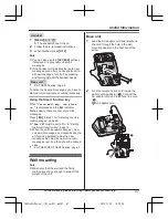 Предварительный просмотр 47 страницы Panasonic KX-TGEA20 Operating Instructions Manual