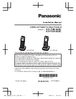 Panasonic KX-TGEA20C Installation Manual preview