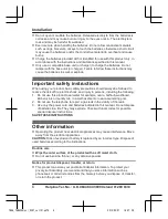 Preview for 6 page of Panasonic KX-TGEA20E Instruction Manual