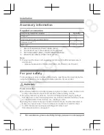 Preview for 2 page of Panasonic KX-TGEA40S Installation Manual