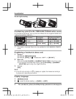 Preview for 6 page of Panasonic KX-TGEA60M Installation Manual