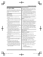 Предварительный просмотр 5 страницы Panasonic KX-TGF310CX Operating Instructions Manual