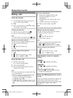 Предварительный просмотр 16 страницы Panasonic KX-TGF310CX Operating Instructions Manual