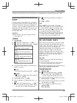 Предварительный просмотр 33 страницы Panasonic KX-TGF310CX Operating Instructions Manual