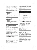 Предварительный просмотр 41 страницы Panasonic KX-TGF310CX Operating Instructions Manual