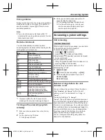 Предварительный просмотр 45 страницы Panasonic KX-TGF310CX Operating Instructions Manual