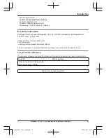 Предварительный просмотр 5 страницы Panasonic KX-TGF320E Operating Instructions Manual