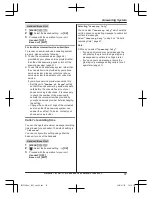 Предварительный просмотр 47 страницы Panasonic KX-TGF320E Operating Instructions Manual