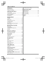 Preview for 2 page of Panasonic KX-TGF320UE Operating Instructions Manual