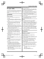 Preview for 5 page of Panasonic KX-TGF320UE Operating Instructions Manual