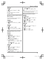 Preview for 23 page of Panasonic KX-TGF320UE Operating Instructions Manual