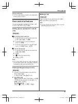 Preview for 27 page of Panasonic KX-TGF320UE Operating Instructions Manual