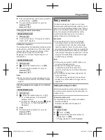 Preview for 35 page of Panasonic KX-TGF320UE Operating Instructions Manual