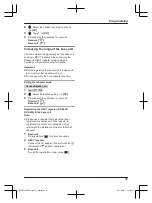 Preview for 39 page of Panasonic KX-TGF320UE Operating Instructions Manual