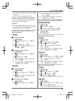 Preview for 45 page of Panasonic KX-TGF320UE Operating Instructions Manual