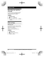 Preview for 14 page of Panasonic KX-TGF340 Operating Instructions Manual